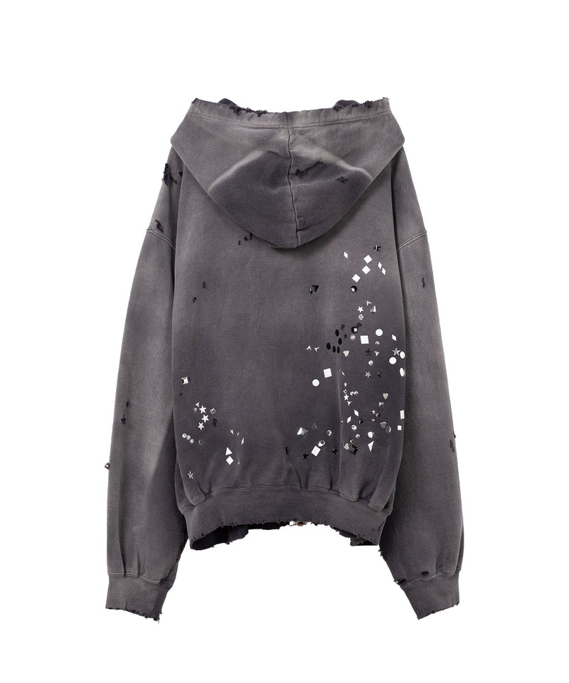 Sun Faded Like Embellished Zip-up Hoodie 26
