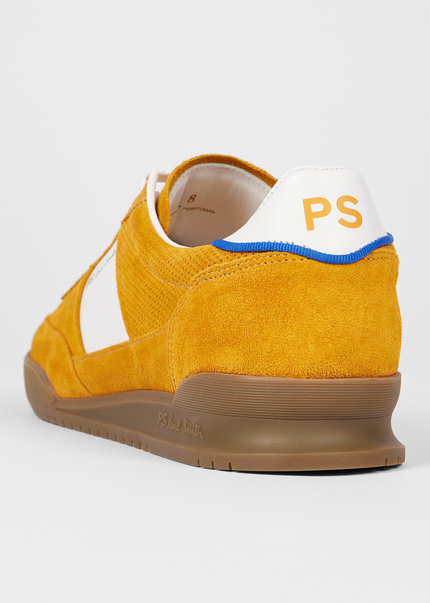Yellow Ochre Suede 'Dover' Trainers - 6