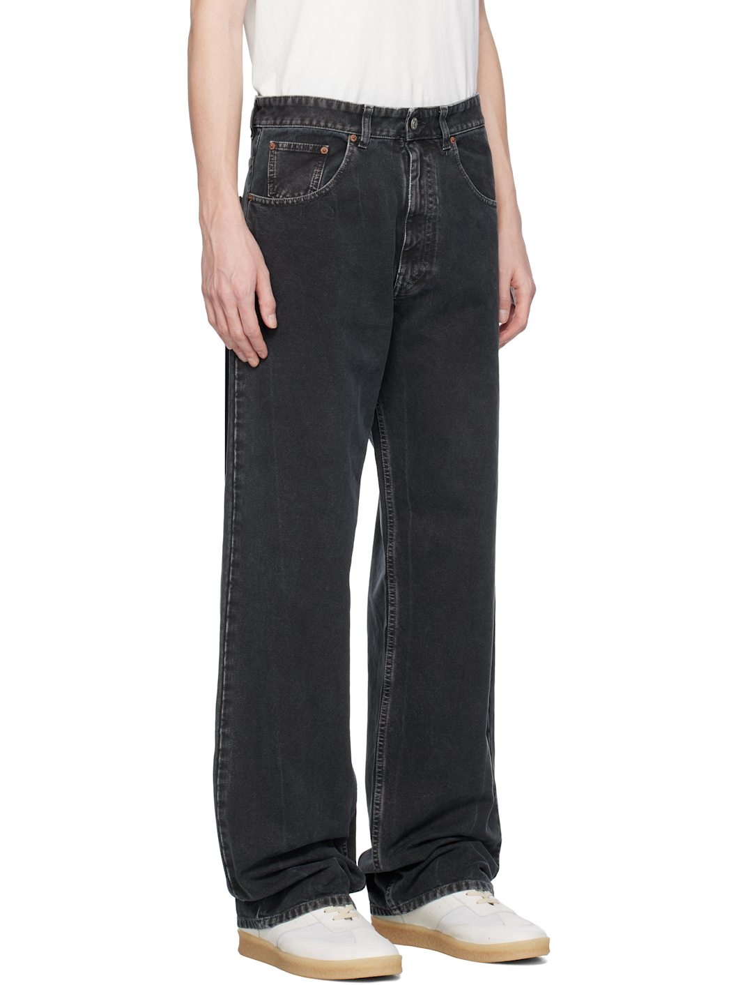 Black 5 Pockets Jeans - 2