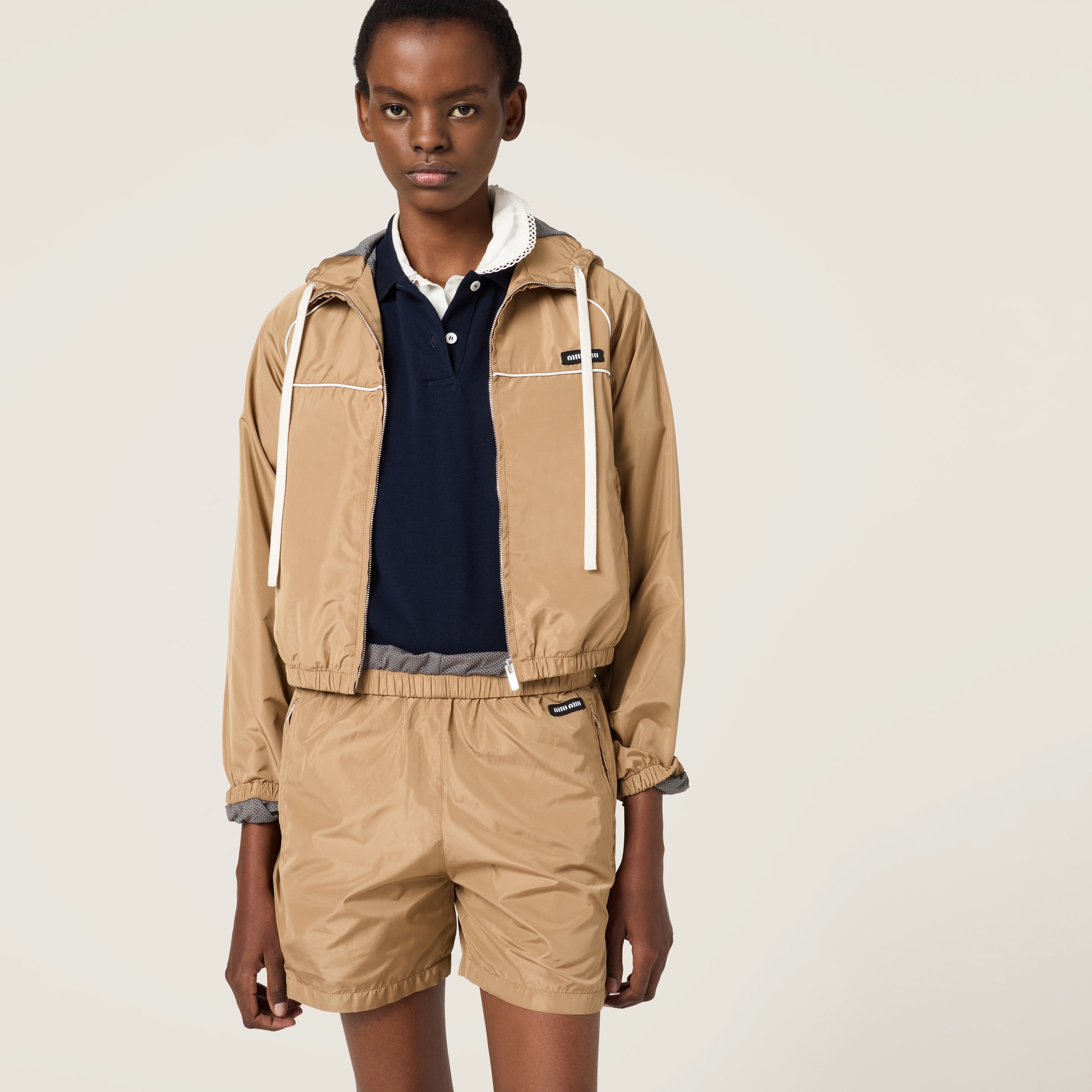 Technical silk Bermudas - 4