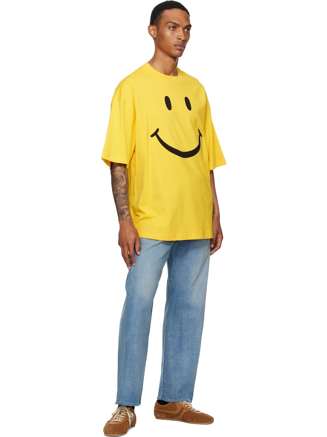 Yellow Organic Cotton Smiley® T-shirt - 4