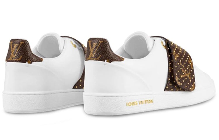 (WMNS) LOUIS VUITTON LV Frontrow Sports Shoes White/Brown 1A4G1R - 3