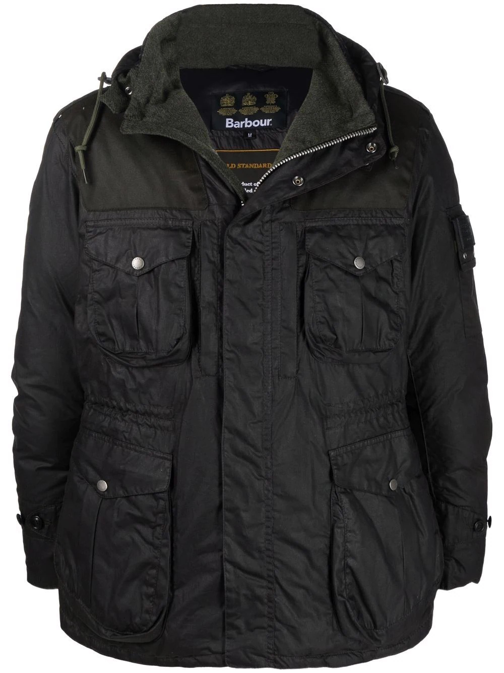 cargo pockets hooded jacket - 1