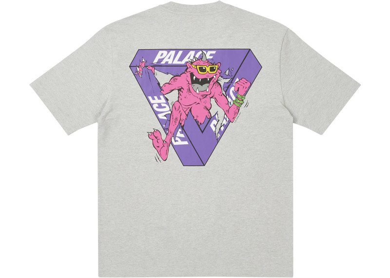 PALACE Palace M-Zone Mutant Ripper T-shirt Grey Marl outlook