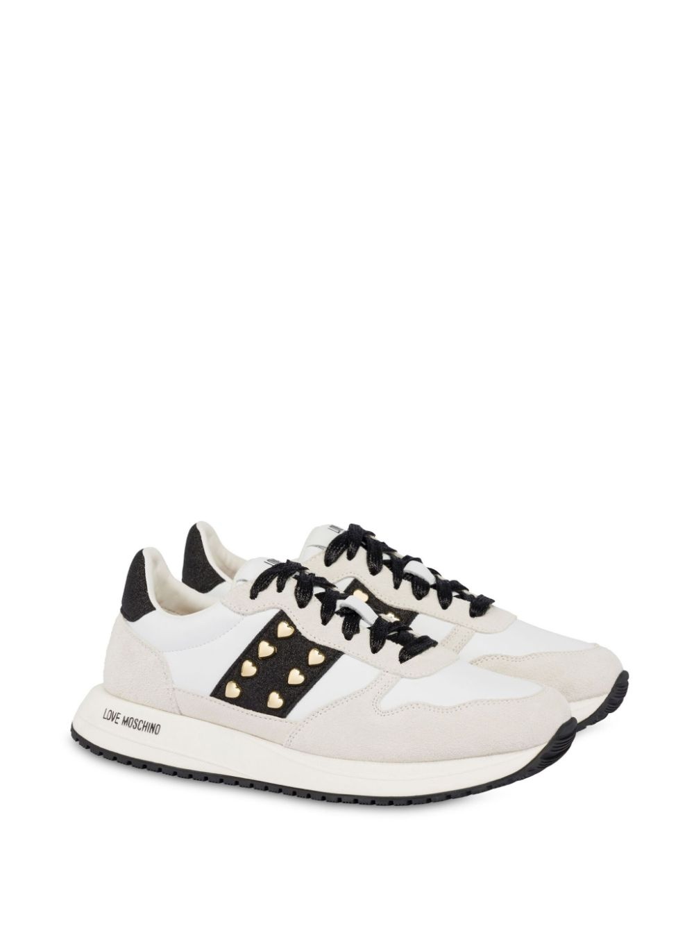 heart stud-embellished sneakers - 2