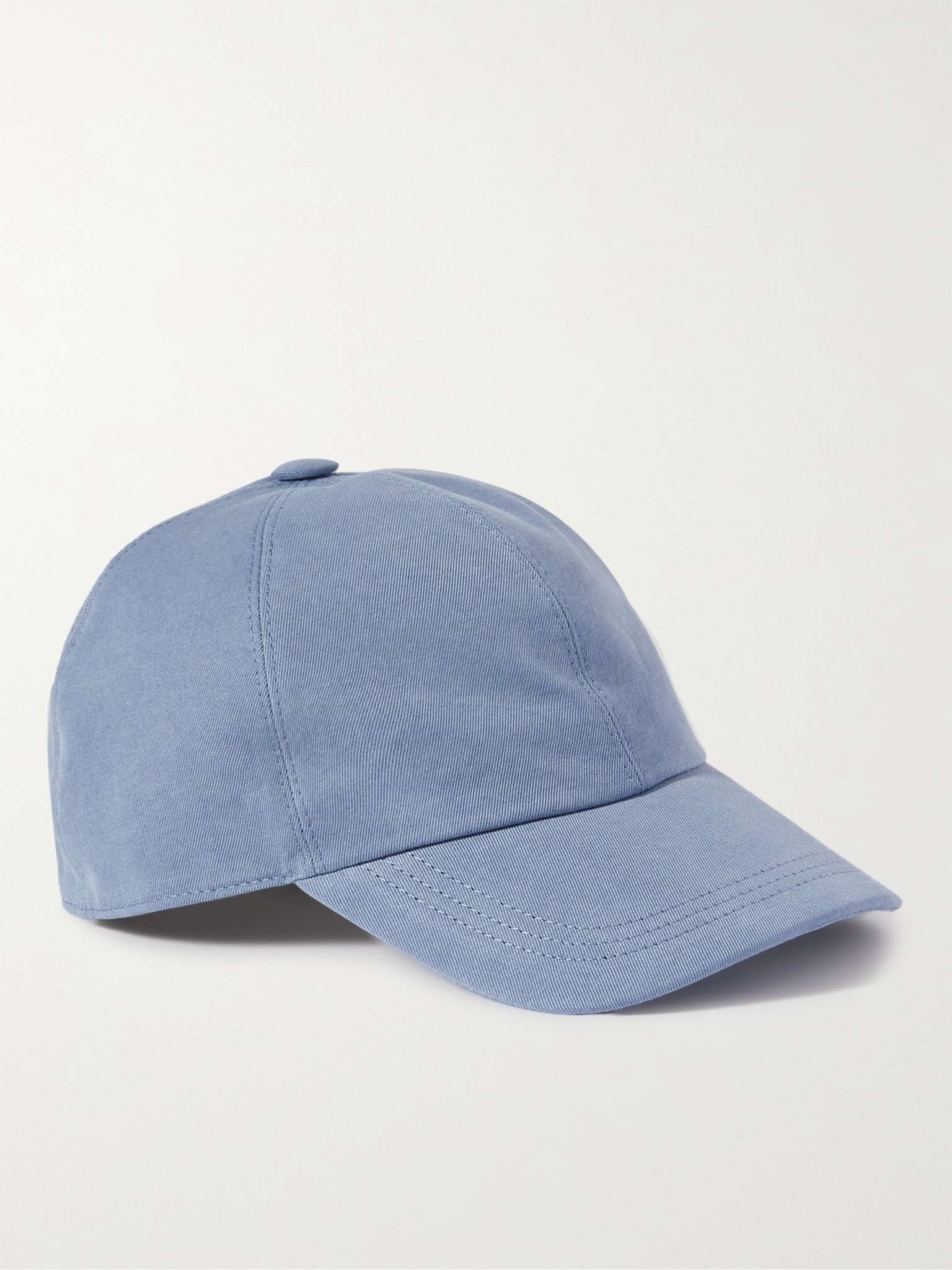 Logo-Embroidered Cotton-Gabardine Baseball Cap - 1