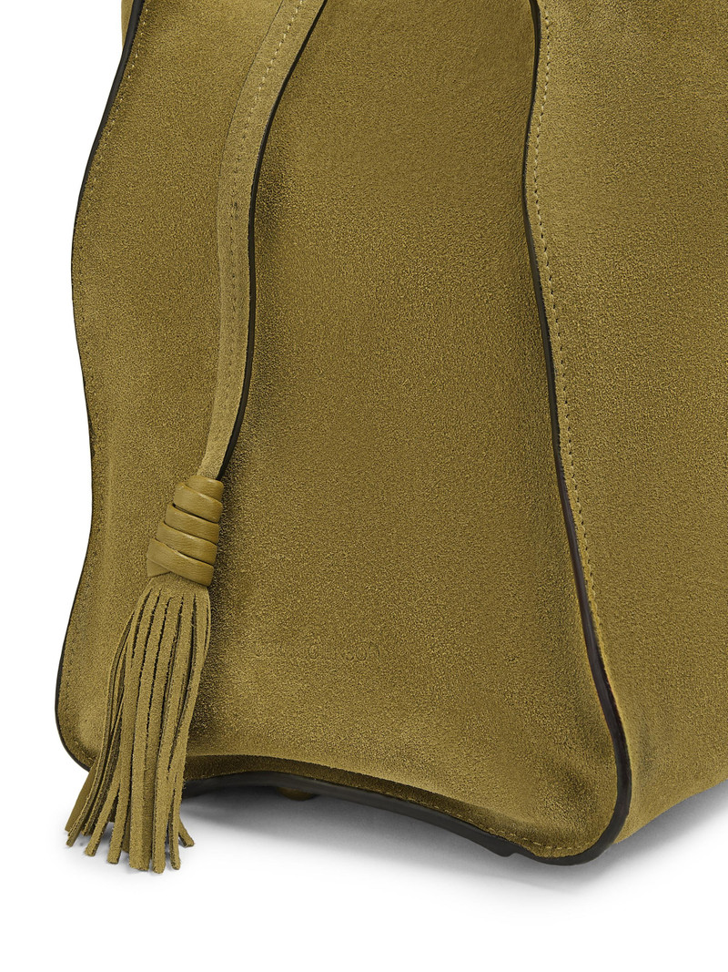 Women's Adria Leather Tote Bag - Olive 7