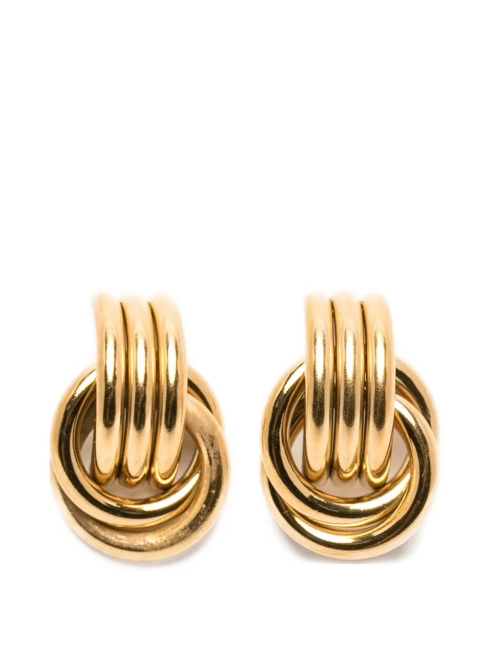 micro knot earrings - 1