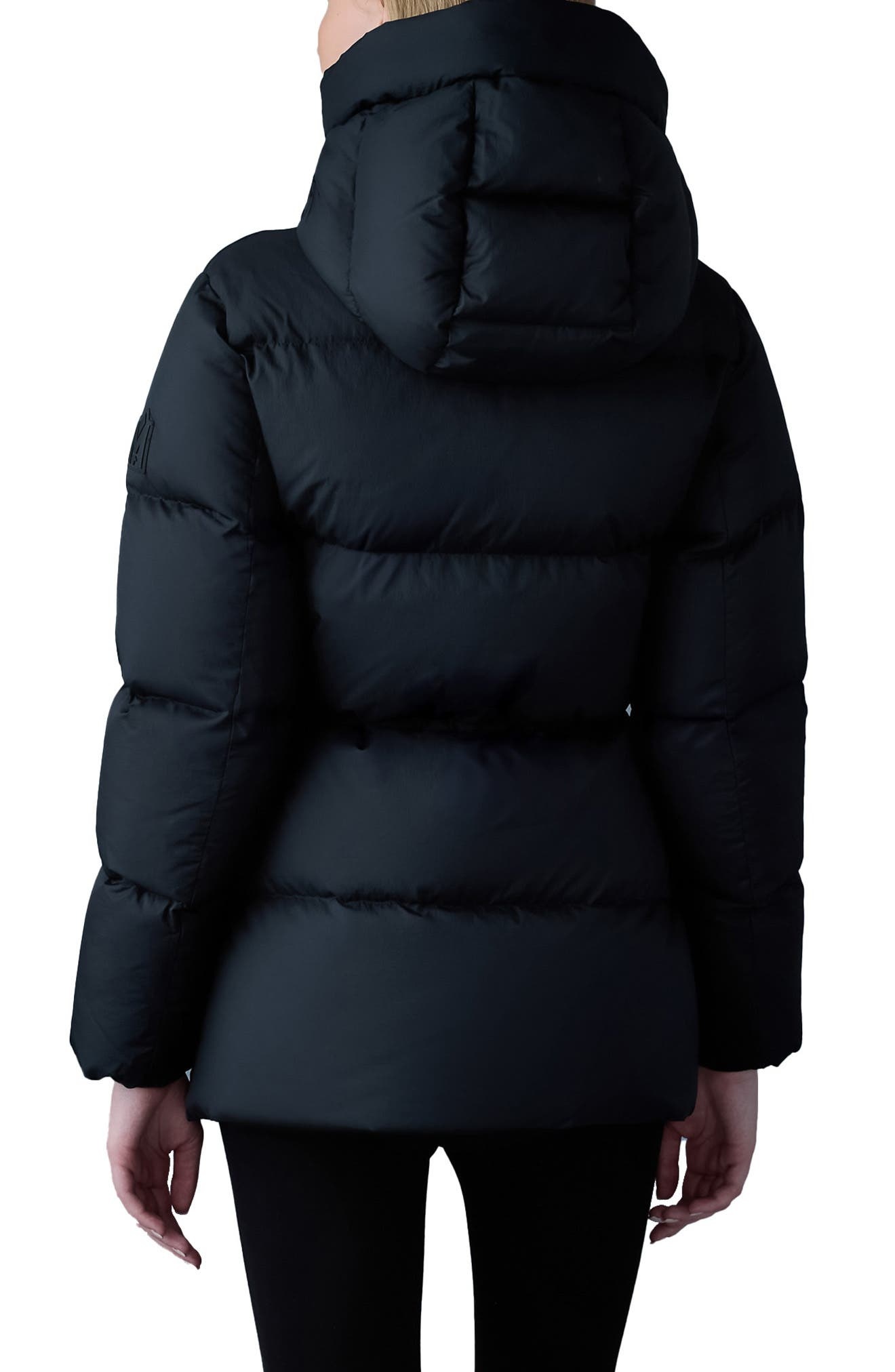 Mackage Freya-SW Water Repellent 750 Fill Power Down Puffer Jacket in Black at Nordstrom - 2