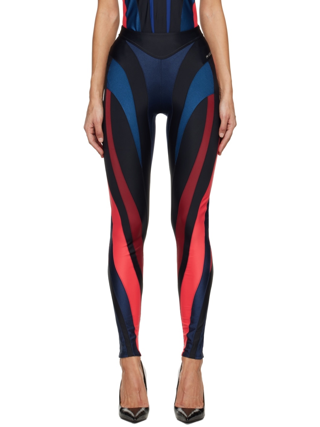 Multicolor Spiral Leggings - 1
