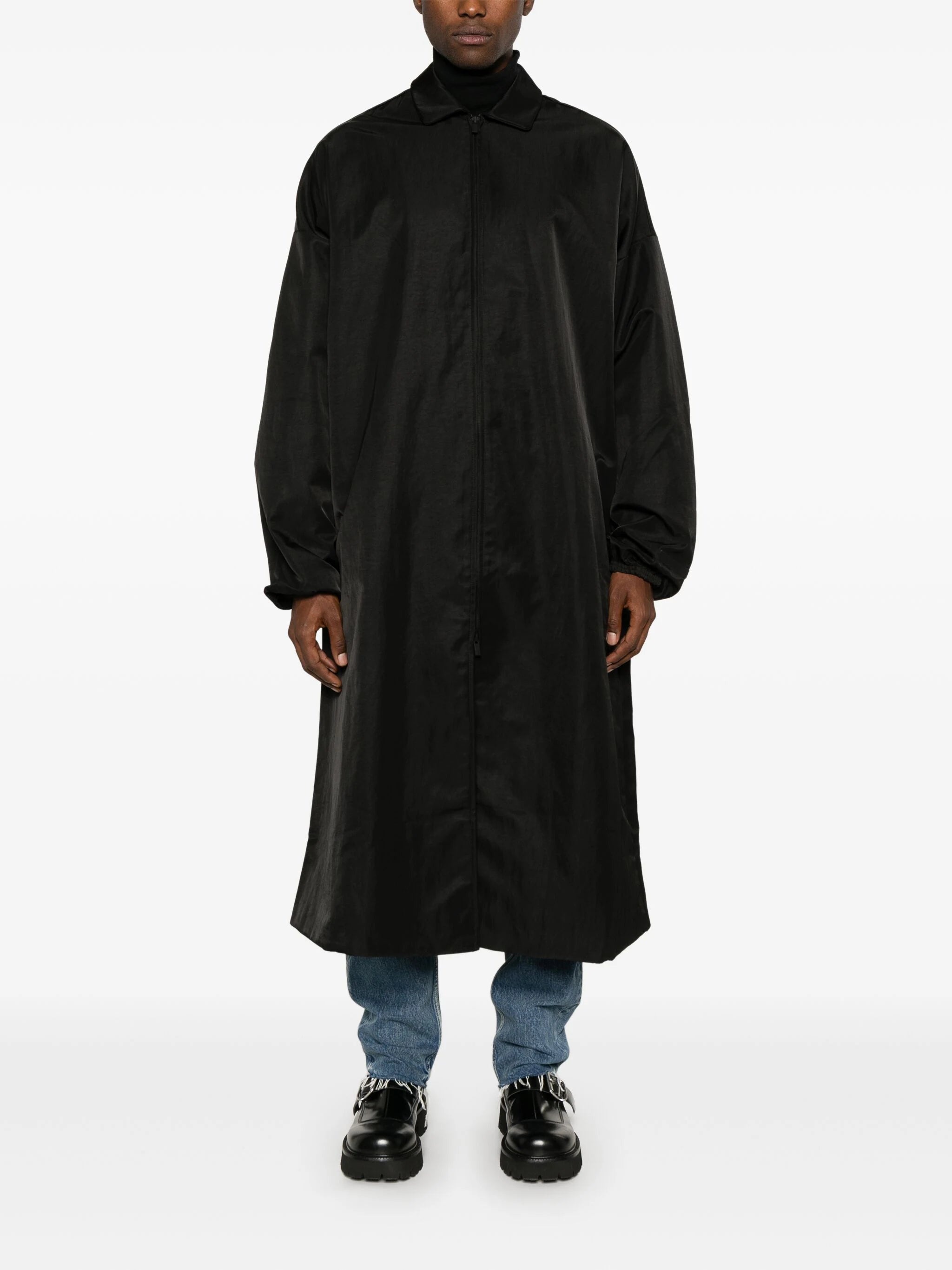 FEAR OF GOD ESSENTIALS - Men Textured Nylon Trench - 1