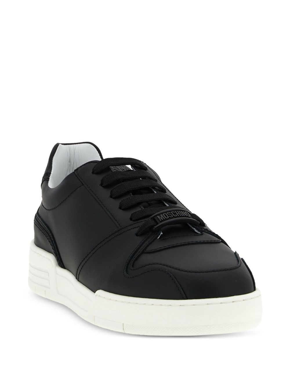 logo-plaque sneakers - 2