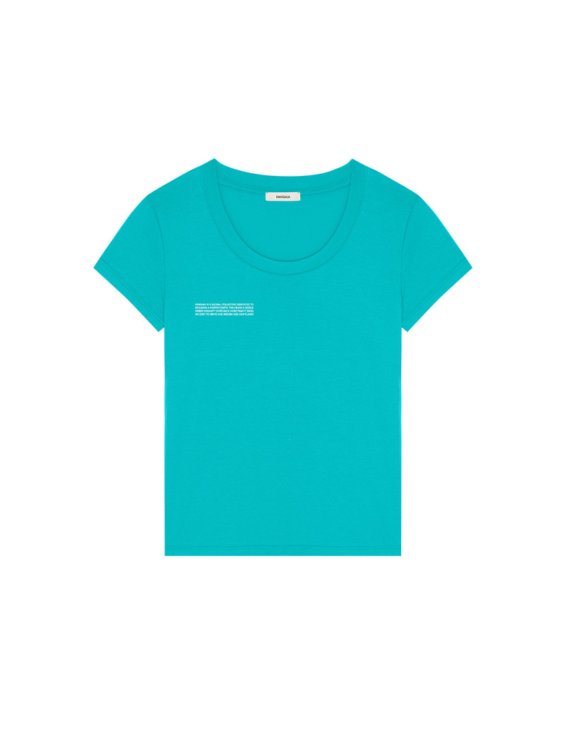 Womens 365 Lightweight Scoop Neck T-Shirt - Ocean Turquoise 1