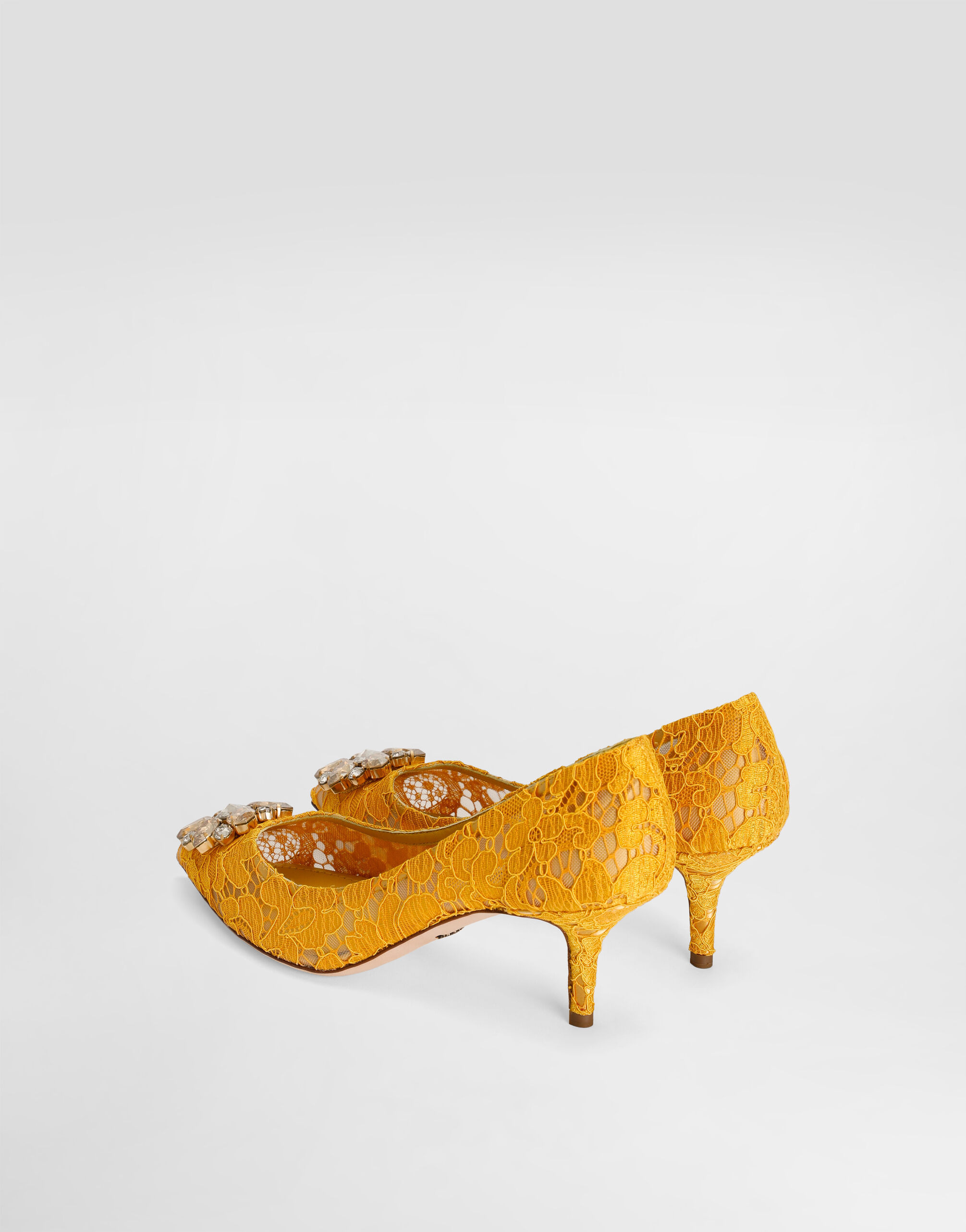 Pump in Taormina lace with crystals - 3