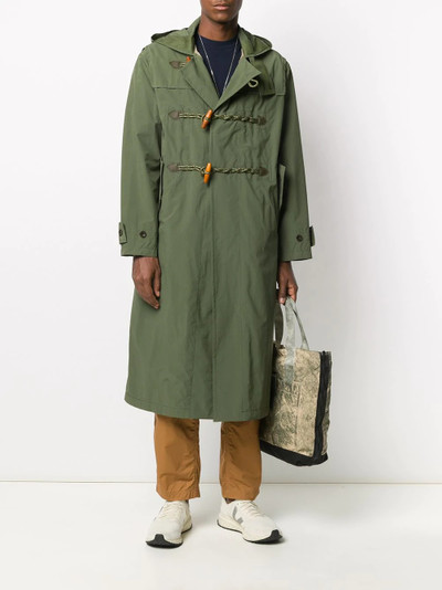 White Mountaineering hooded duffel coat outlook