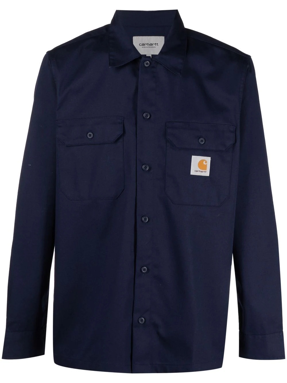 Master logo-patch shirt - 1