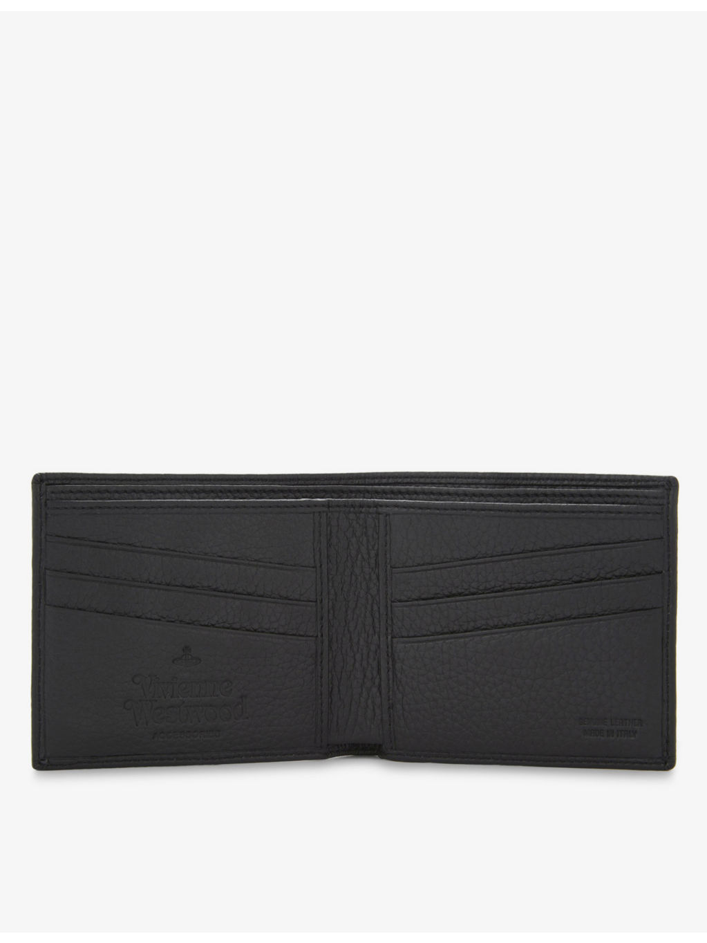 Milano grained leather billfold wallet - 2