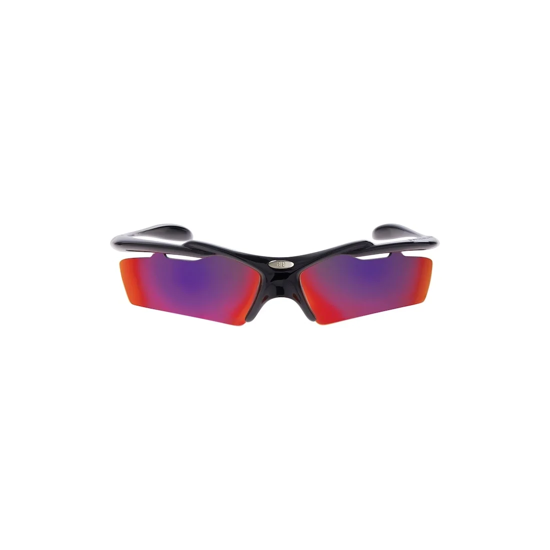Turbo Rectangle Sunglasses in Black - 1