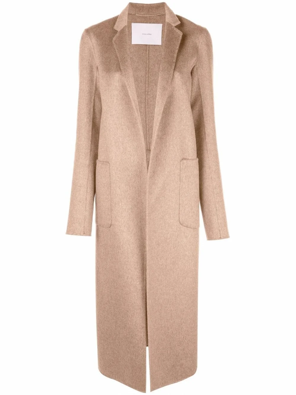 Vanessa open-front cashmere coat - 1