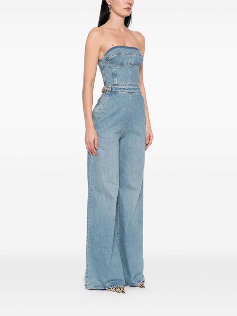 buckle-detail strapless jumpsuit 3