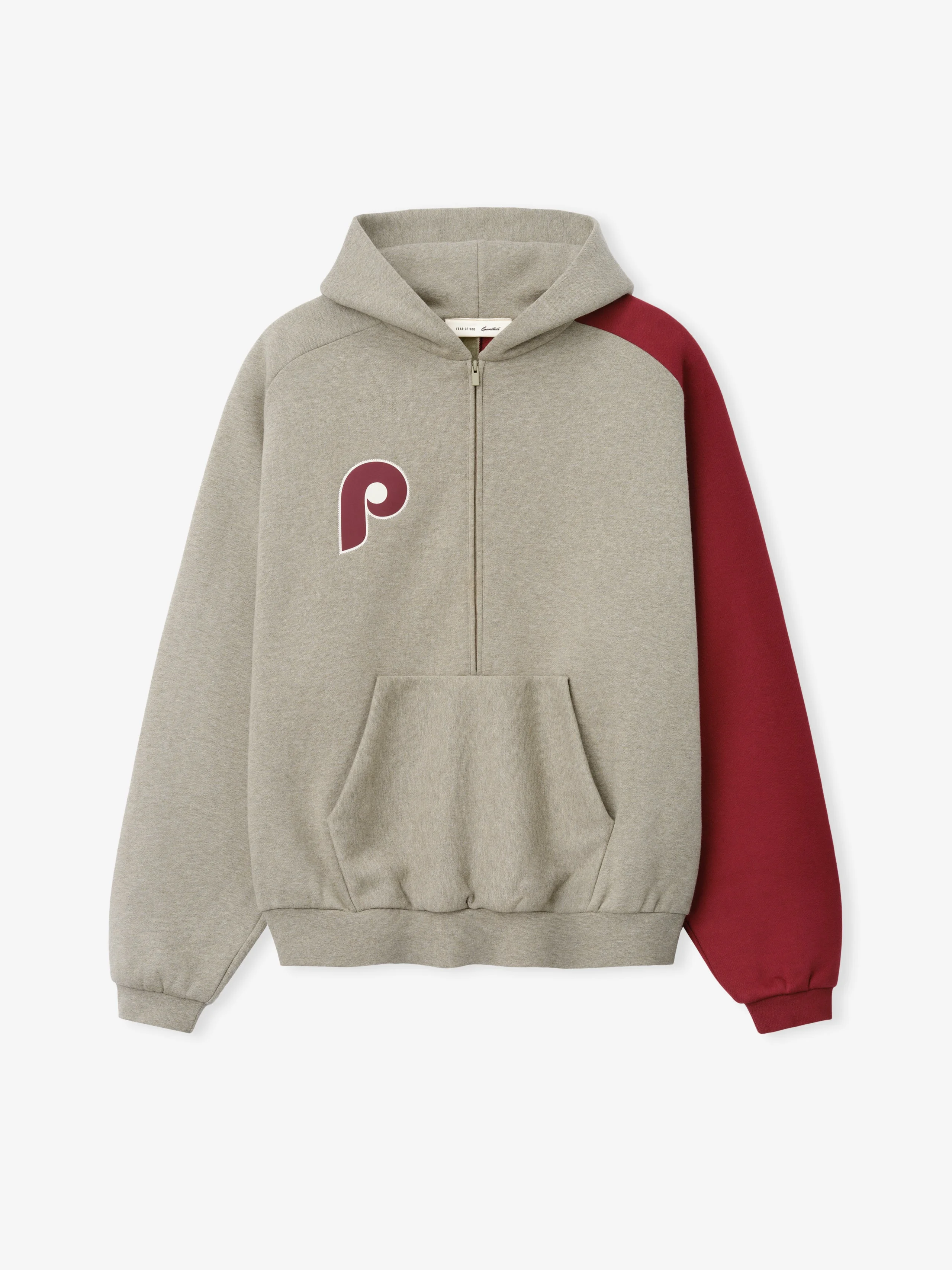 Phillies Raglan Half Zip Sport Hoodie - 1