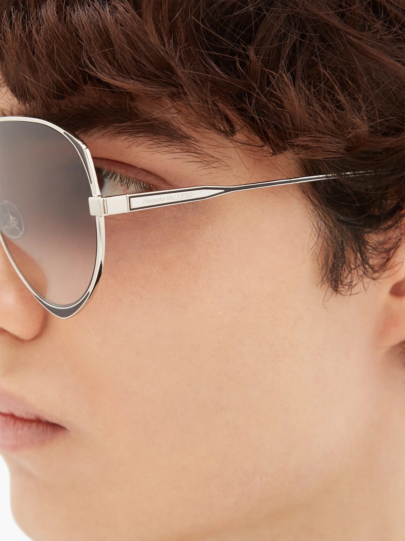 Aviator metal sunglasses - 3