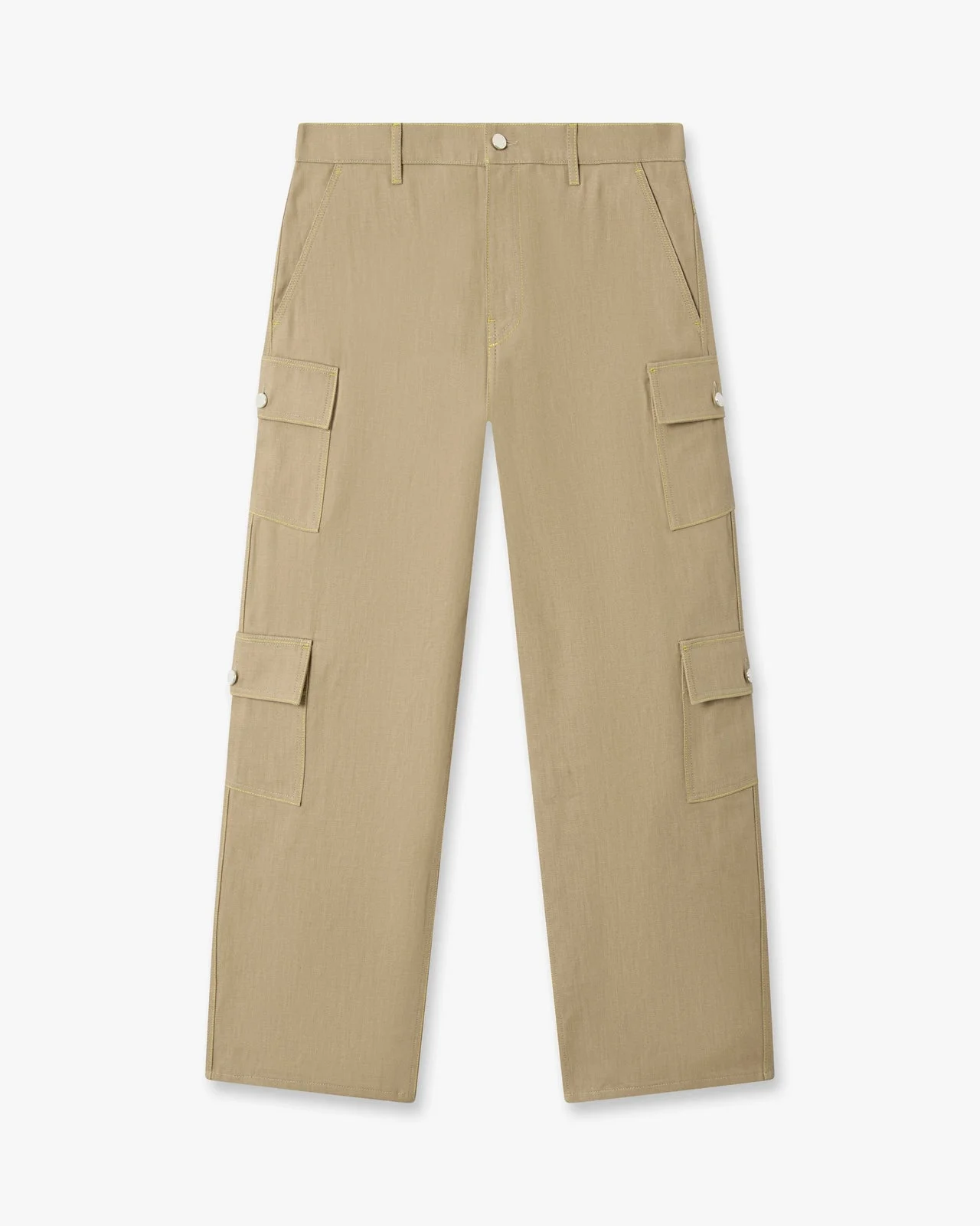 Beige Desert Canvas Denim Jeans - 1