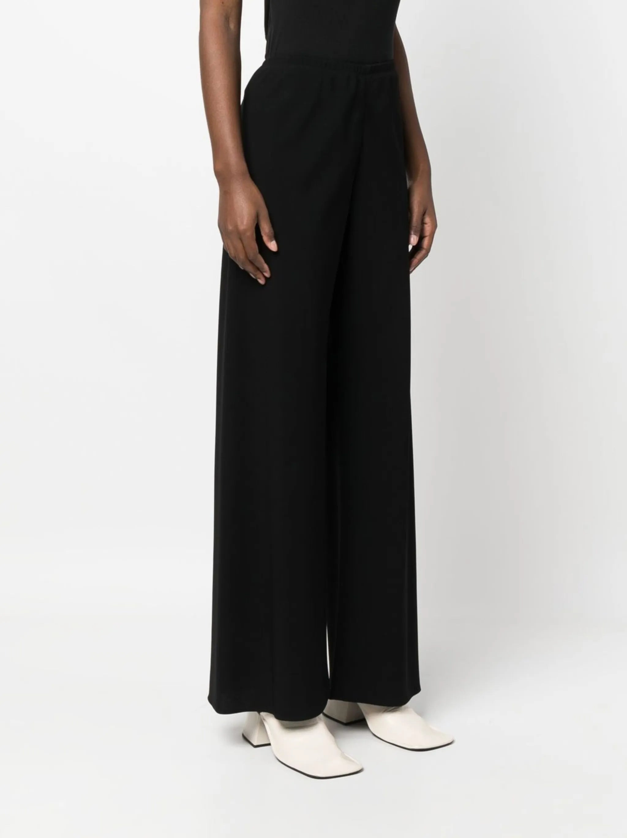 high-waisted wide-leg trousers - 3