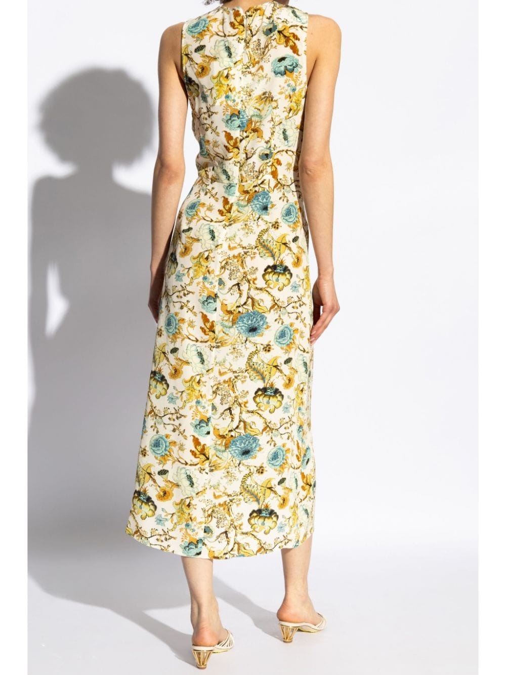 Lorna floral-print silk dress - 4