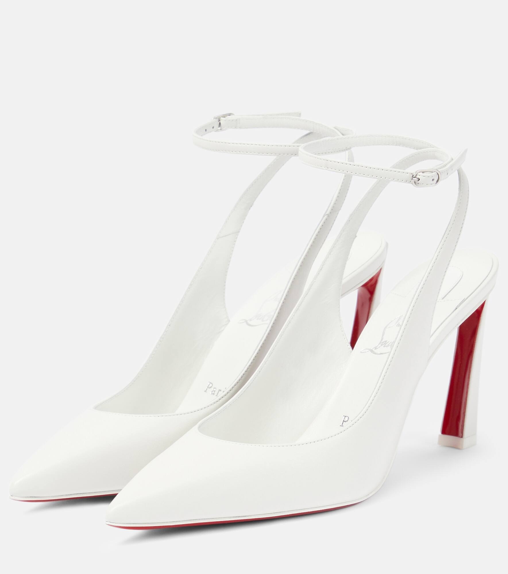 Condora 85 leather slingback pumps - 5