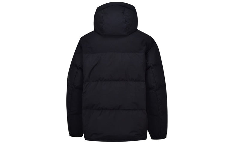 New Balance Warm Hooded Down Jacket 'Black White' NPA43131-BK - 2