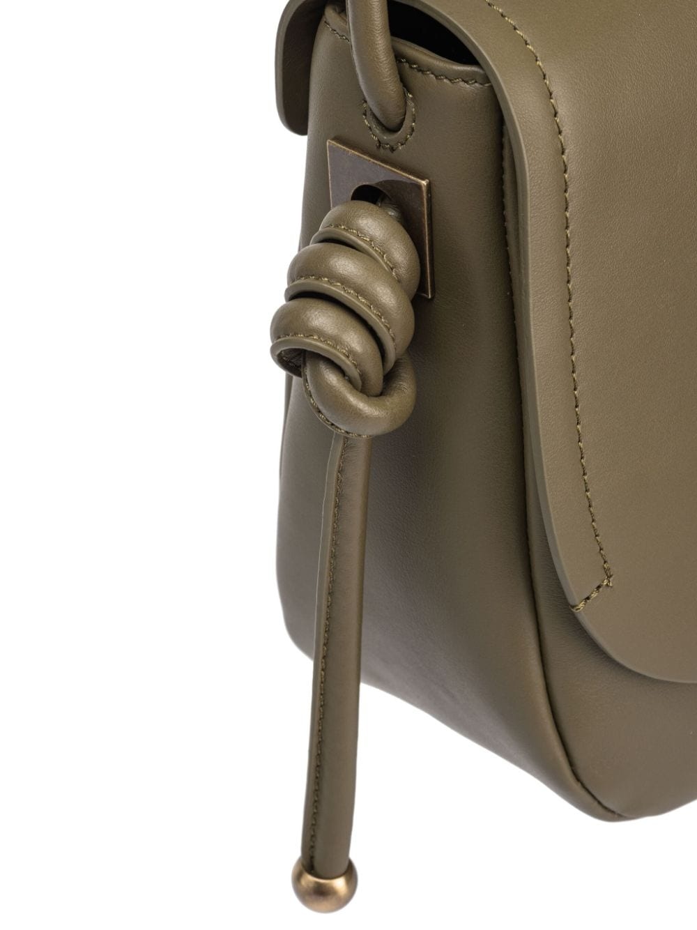 logo-lettering leather crossbody bag - 4