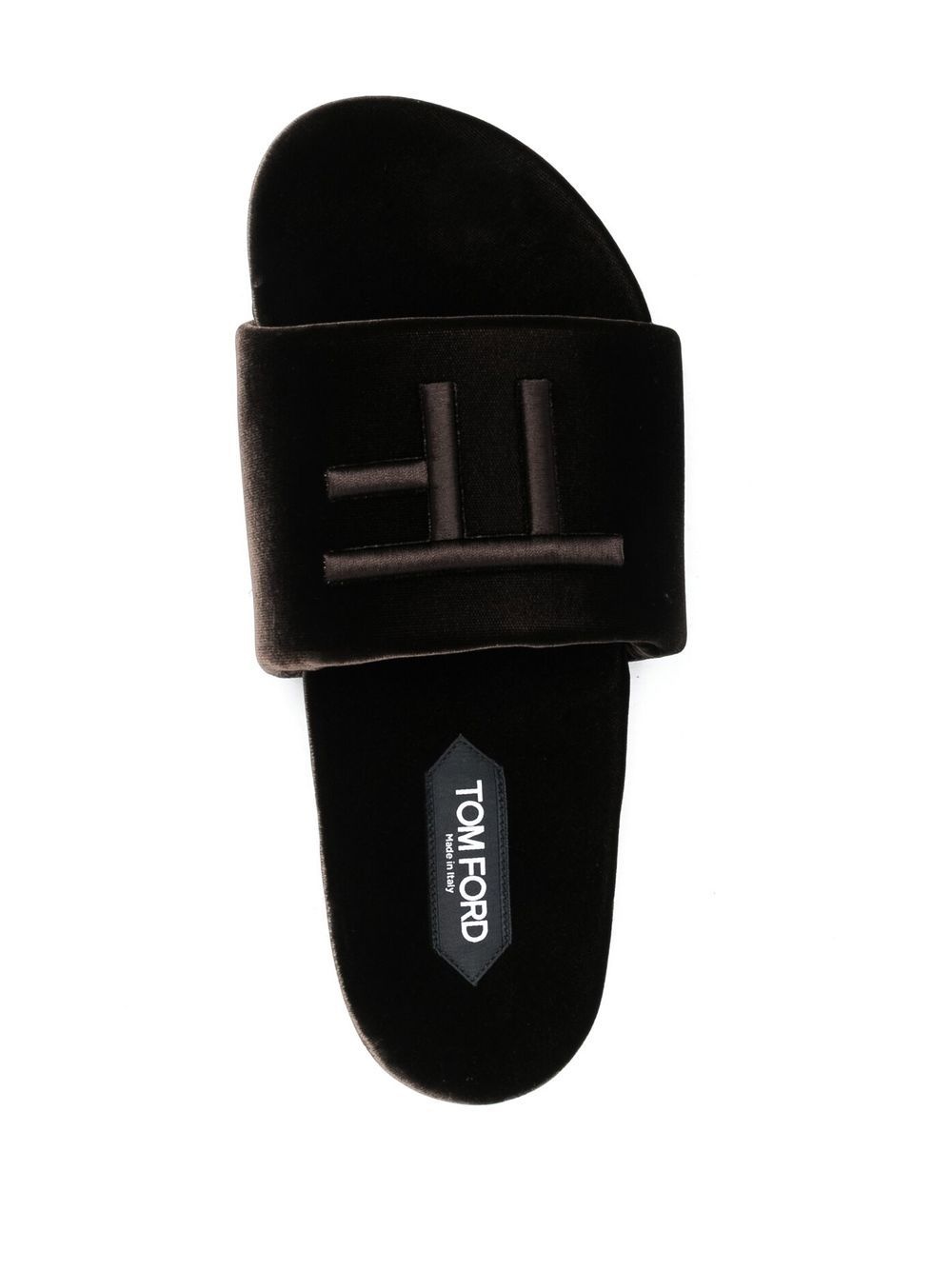 embroidered-logo detail slides - 4