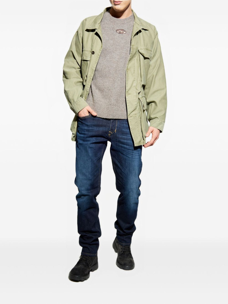 Diesel K-Areeso logo cut-out sweater outlook