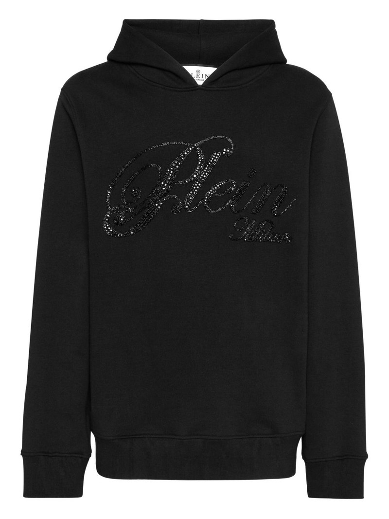 sequin-embellished hoodie 1