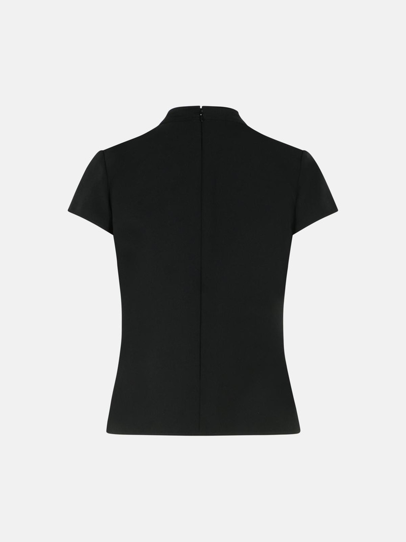 courrèges 'HERITAGE' BLACK POLYESTER BLEND T-SHIRT outlook