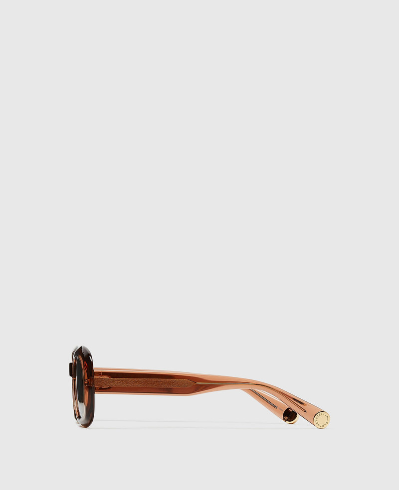 Stella McCartney Chunky Oval Sunglasses outlook