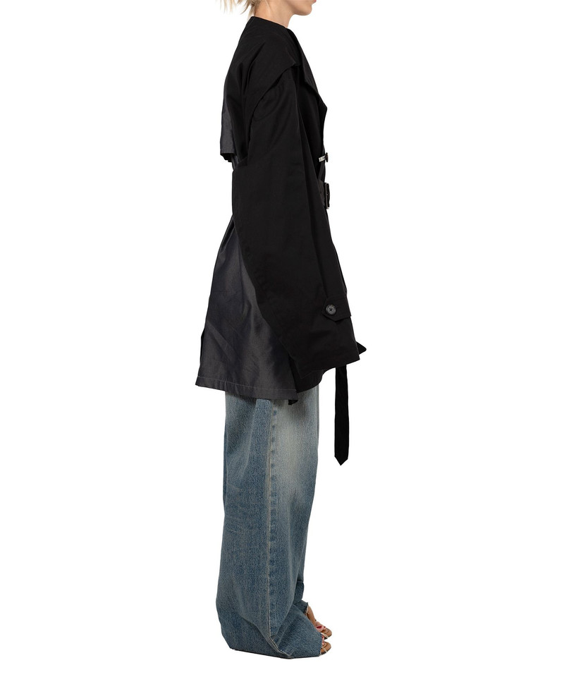 Reversed Front Trench Coat 16