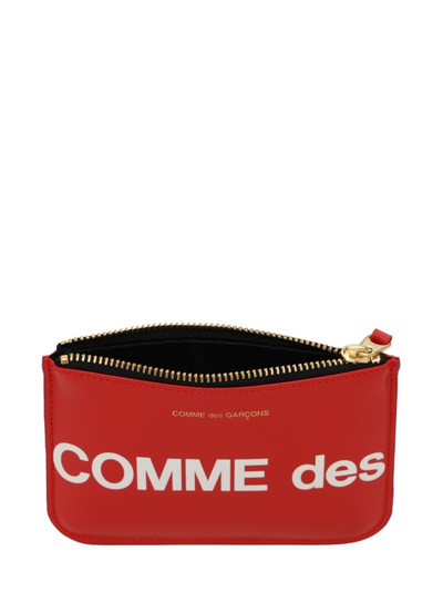Comme Des Garçons Huge logo leather wallet outlook