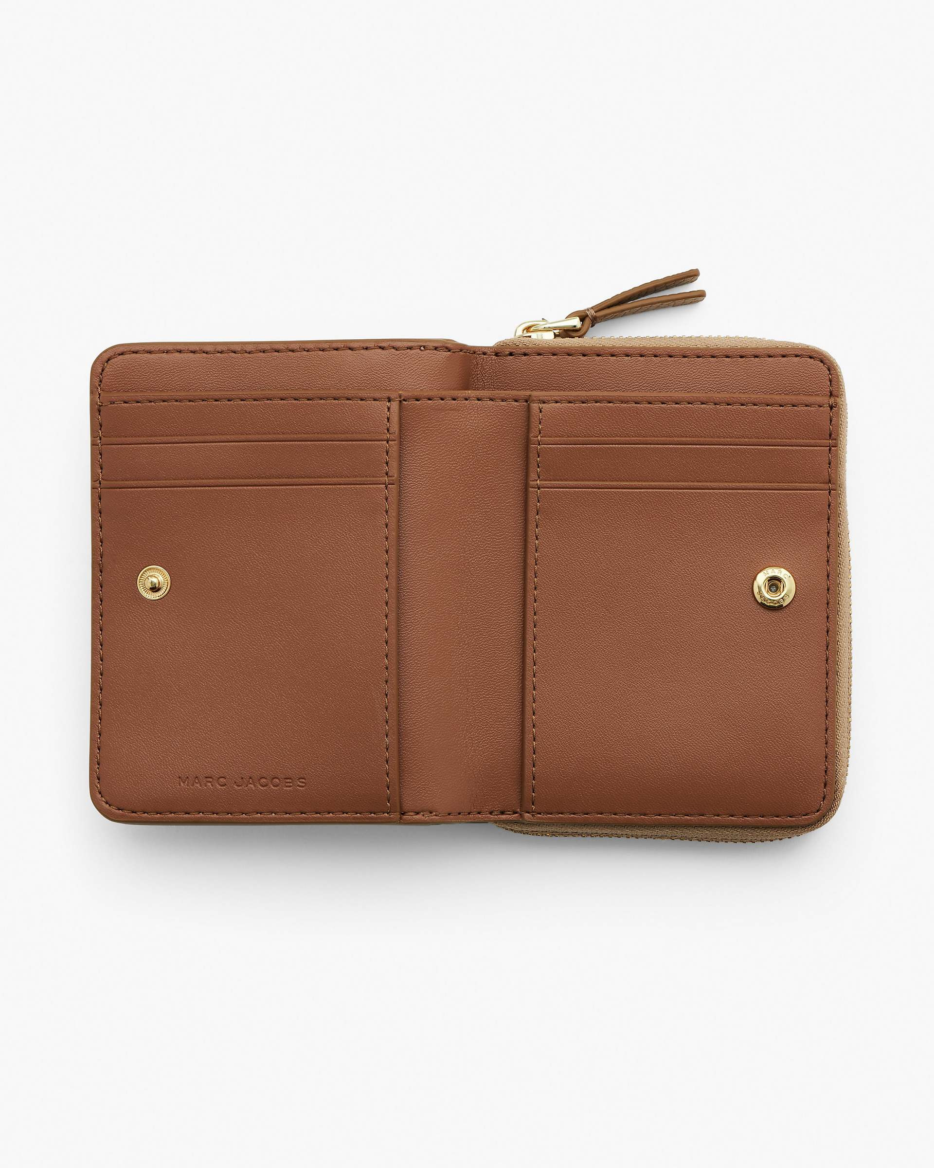 THE LEATHER MINI COMPACT WALLET - 2