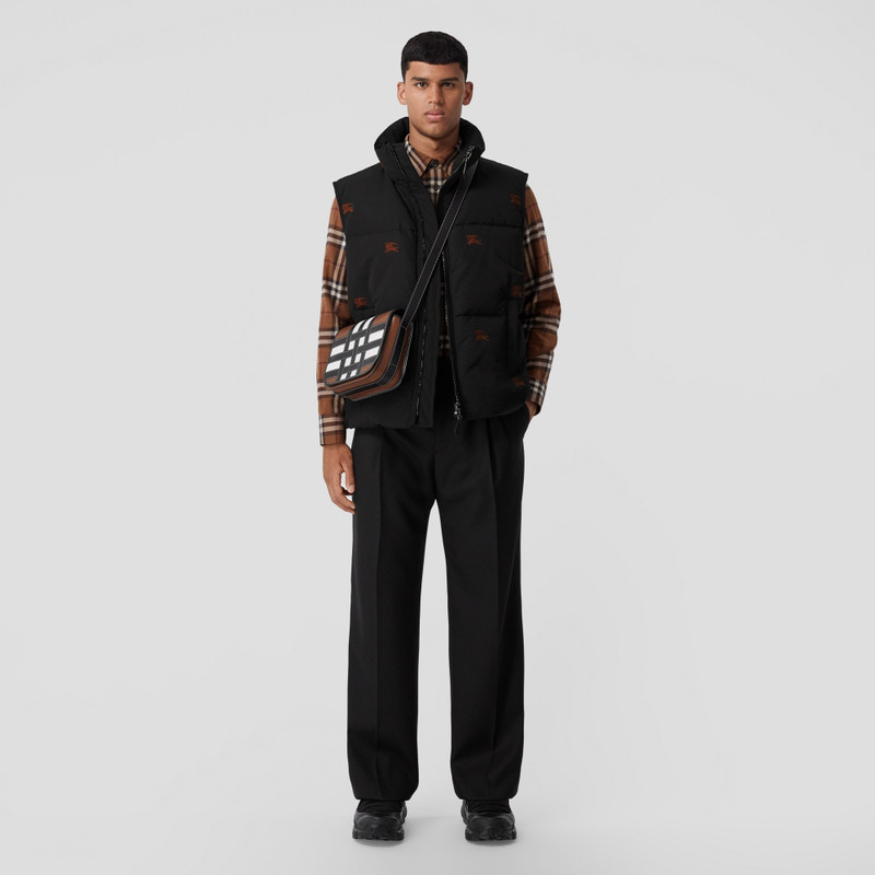 Burberry Embroidered EKD Nylon Puffer Gilet outlook
