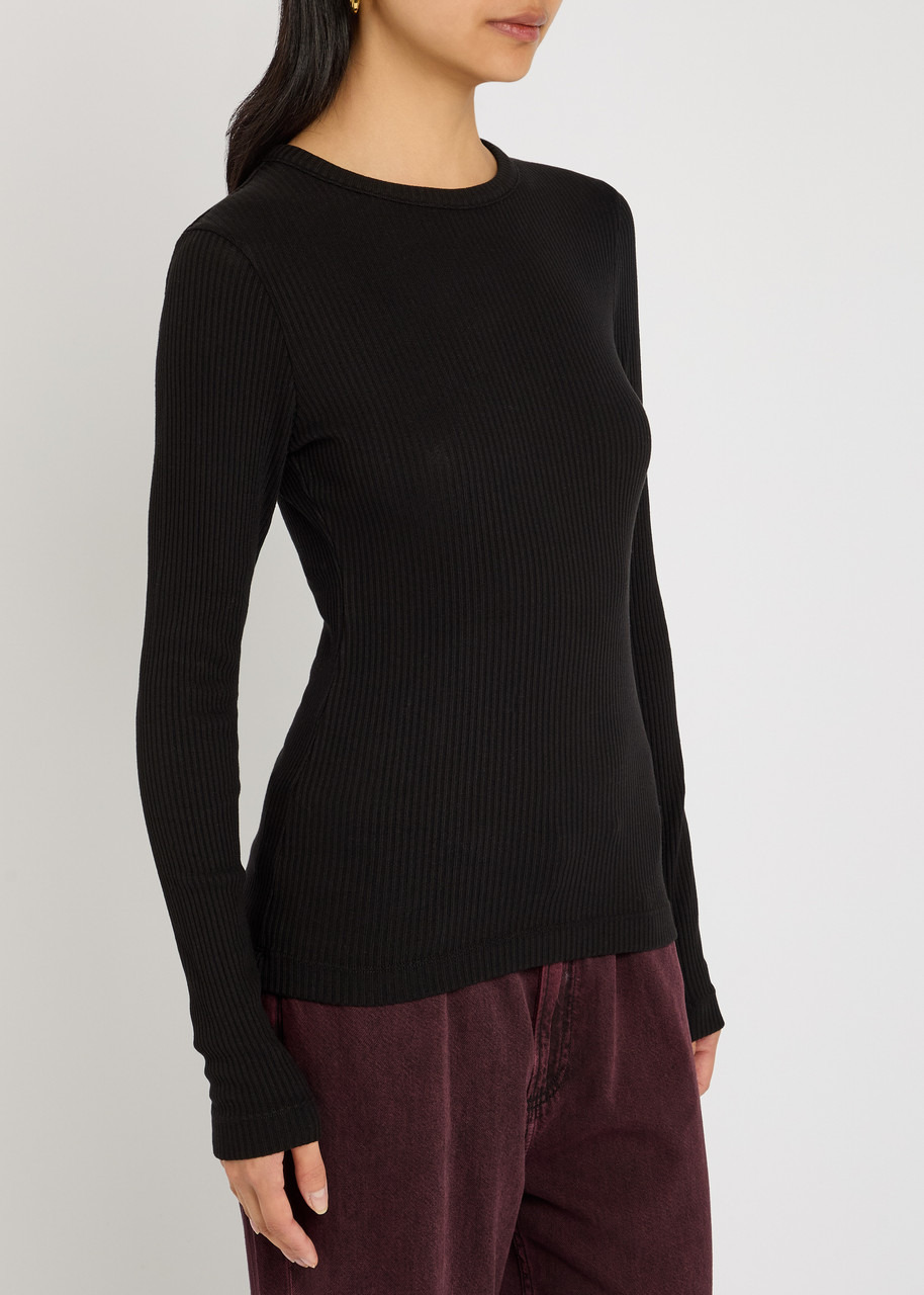 Citizens OF Humanity Bina Ribbed Stretch-jersey top - 2