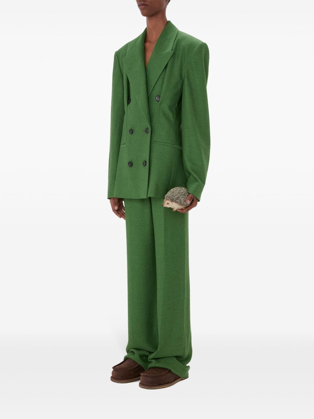 mid-rise tailored trousers - 2