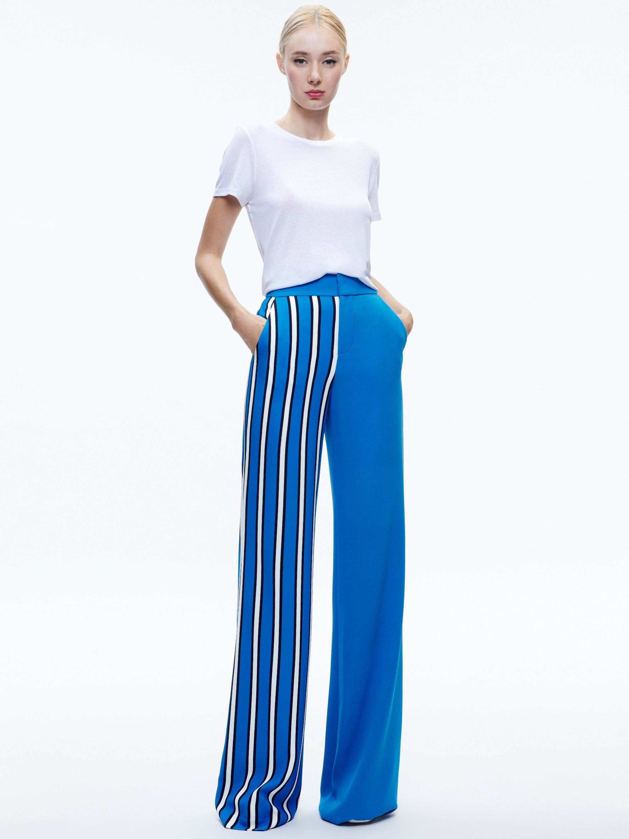 DYLAN HIGH RISE COLORBLOCK PANT - 6