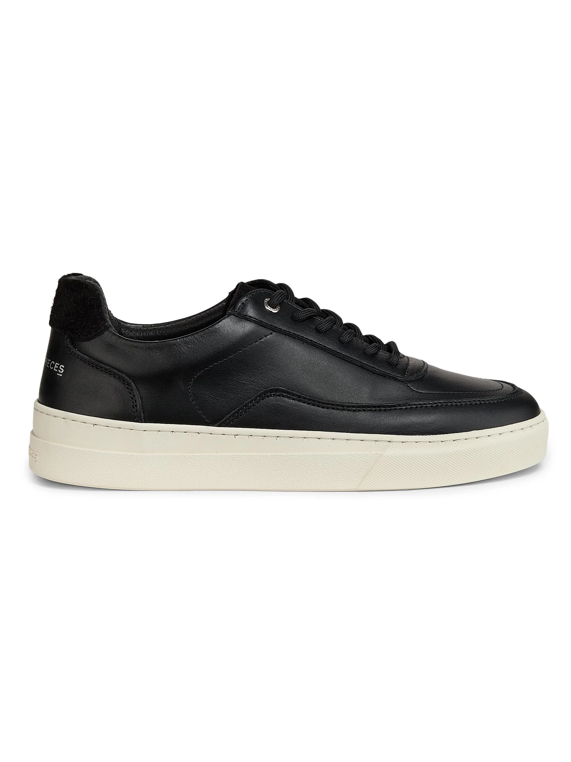 Men's Mondo Crumbs Leather Sneakers - Black - 1