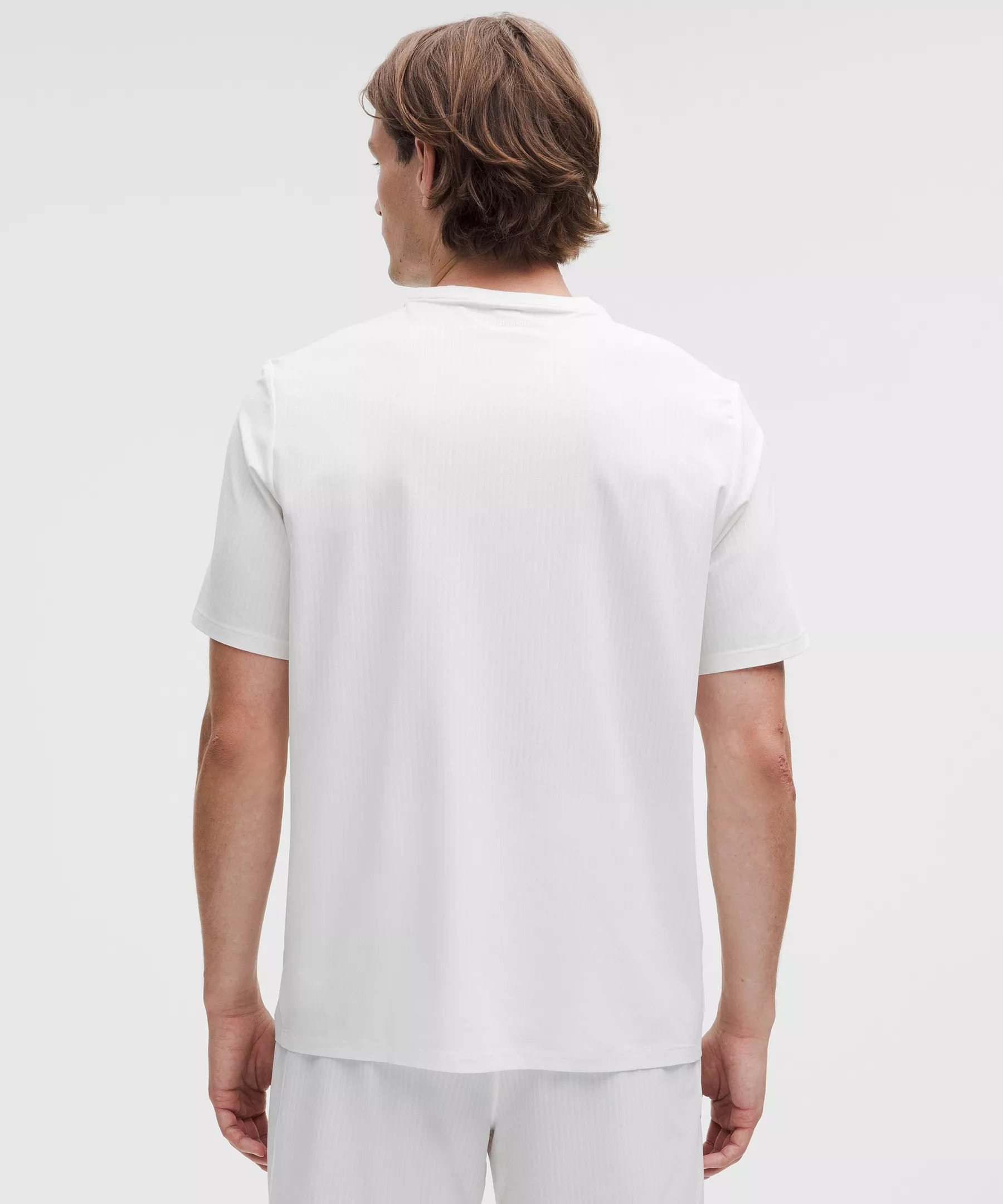 UV-Protective Striped Mesh Tennis T-Shirt - 3