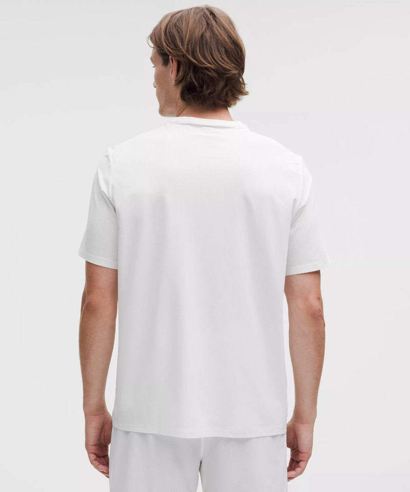 UV-Protective Striped Mesh Tennis T-Shirt 3