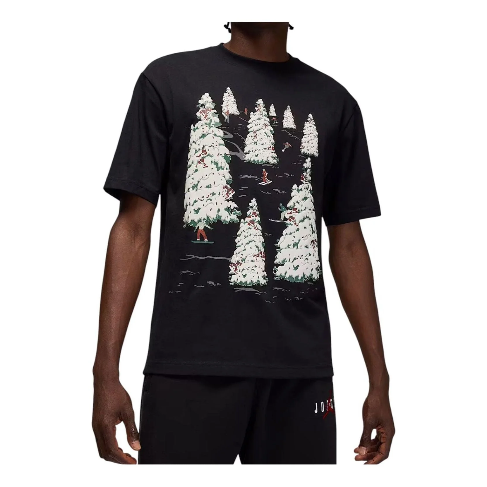 Air Jordan Brooklyn Ski T-Shirt 'Black' HQ9031-010 - 1