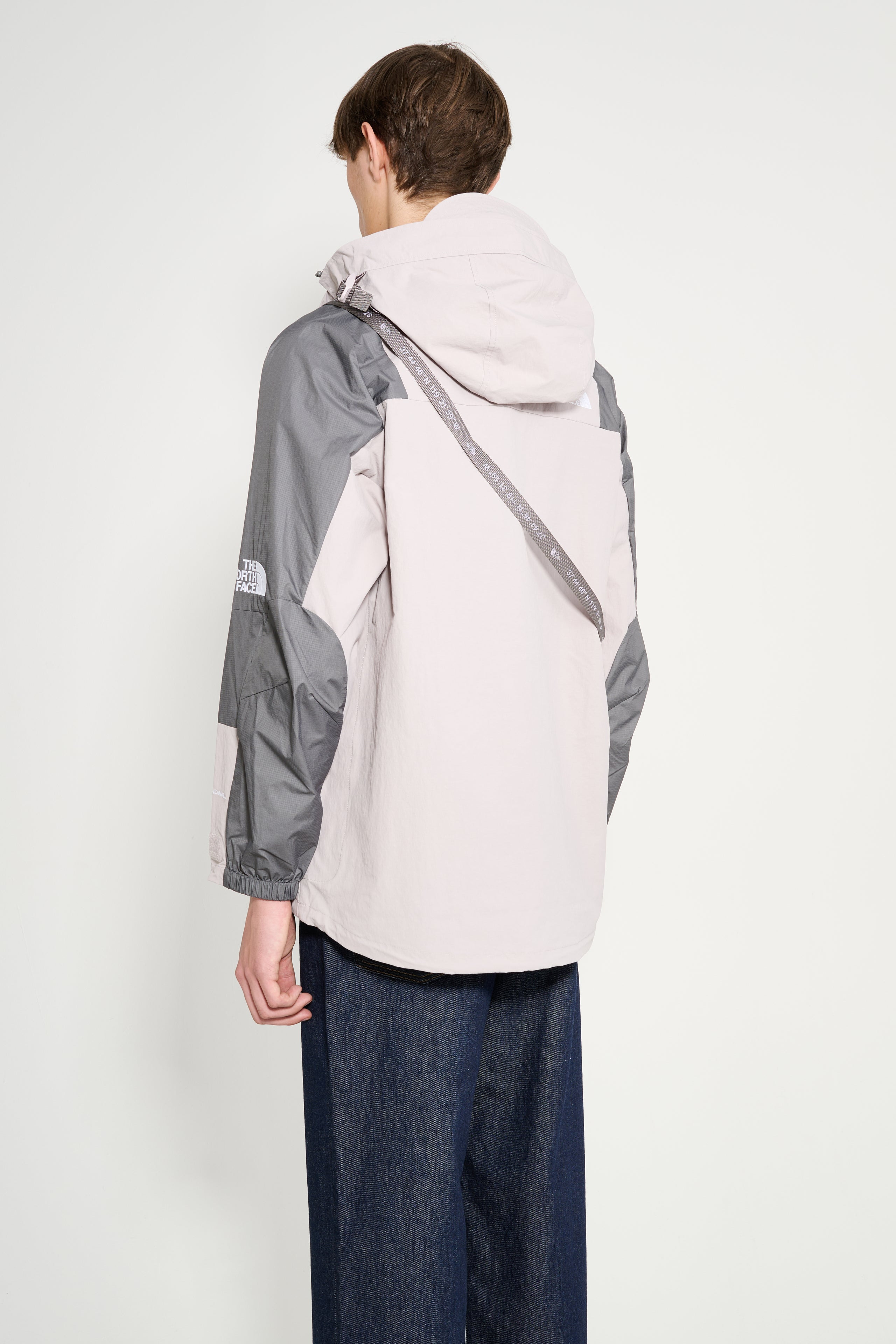 THE NORTH FACE LIGHTWEIGHT ANORAK JACKET MOONSTONE GREY / SMOKED PEARL - 3