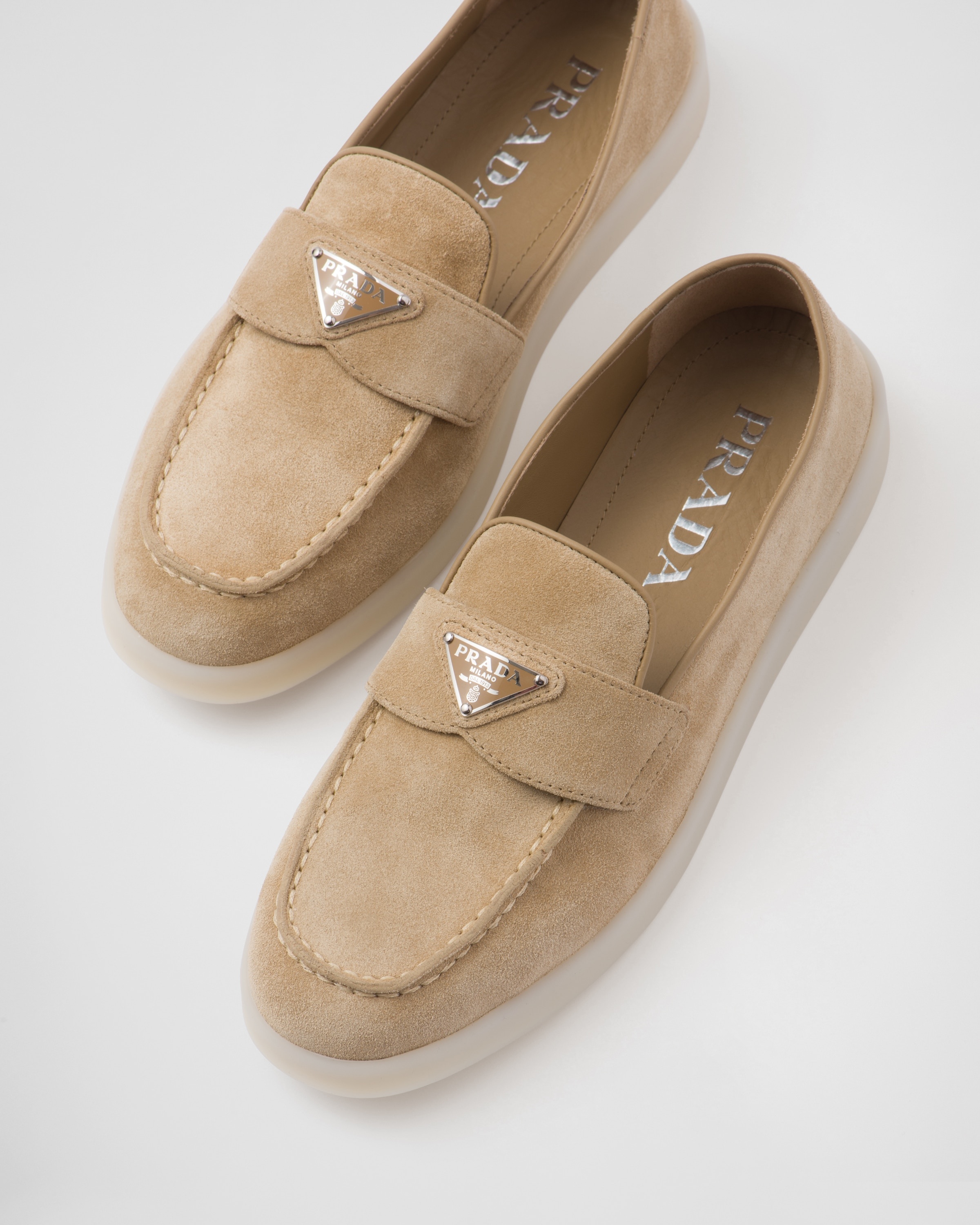 Suede leather loafers - 6